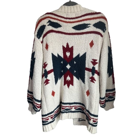Audrey Parks Womens Sz Small Cardigan Aztec Western Design Relaxed Oversized - Picture 2 of 9